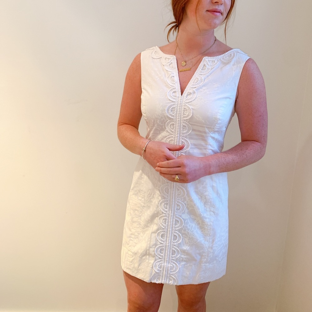 White Lilly pullitzer cocktail dress
